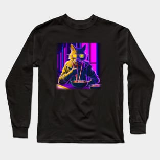 Cyberpunk Kitty Long Sleeve T-Shirt